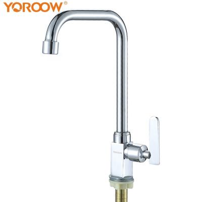 China Faucets China Factory Thermostatic Faucet Deck Mounted Pull Down Kitchen Sink Faucet Single Cold Water Zinc Body Kitchen Faucet for sale