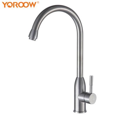 China Thermostatic Faucets Ware Factory Household Faucets Sanitary Deck Mounted Easy Installation Stainless Steel Kitchen Sink Water Faucet for sale