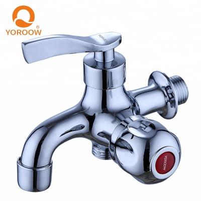 China Superior Quality Thermostatic Faucets Zinc Handles Wall Mounted Brass Faucet Two 2 Ways In One for sale