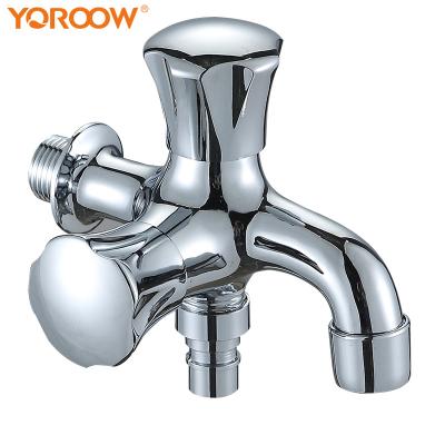 China Thermostatic Faucet Accessories Single Cold Quick Open Cheap Price Bibcock Bibcock With Double Handle for sale