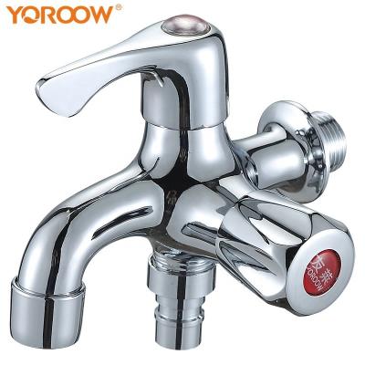 China Good Price Thermostatic Brass Body Faucets Cold Water Two Handle Single Handle Bibcock Faucet for sale