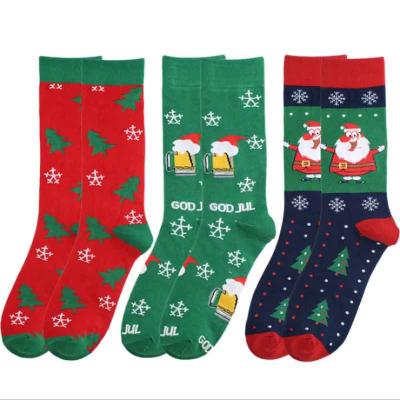 China Breathable autumn and beautiful winterJapanese women's cute cartoon Christmas socks for sale