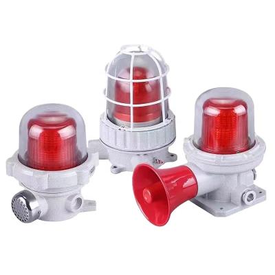 China IP65 Explosion Proof Alarm Lights Ex D IIC T6 Gb Weatherproof Alarm Light 220VAC/50Hz Voltage for sale