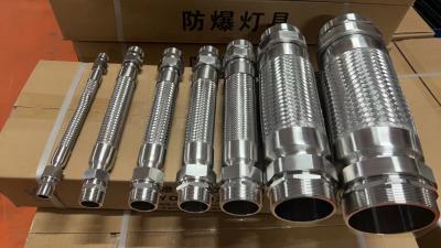 China Explosion Proof Conduit Custom Lengthes 30cm 300mm Rubber and Stainless Steel Materials ATEX Certifications for sale