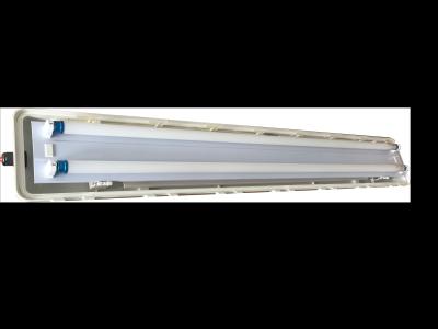 China ATEX 2x18w 2x36w EX Proof LED Linear Light Waterproof T8 Tube Lighting Fixture for sale