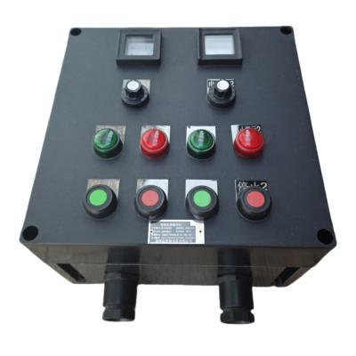 China 220V Explosion Proof Control Station ATEX Approved GRP Anti Corrsion IP66 WF2  Hanging Vertical Mounting For Hazardous Environment Zone1 Zone2 for sale