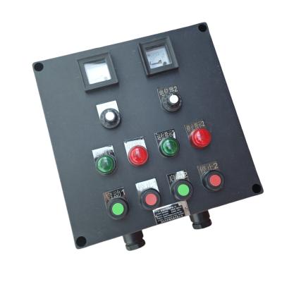 China 380V Flameproof Exproof GRP Control Station CNEX ATEX Approved Whole Plastic Customizable Cable Entry For Offshore Onshore Zone1 Zone2 for sale