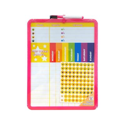 China Education China Dry Erase Whiteboard Chore Chart Magnetic Flexible 2022 Reward Chart for Kids Learning and Teaching for sale