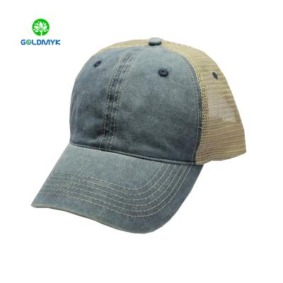 China COMMON 6 Panel Mesh Hat Liner Washed OEM Brand for sale