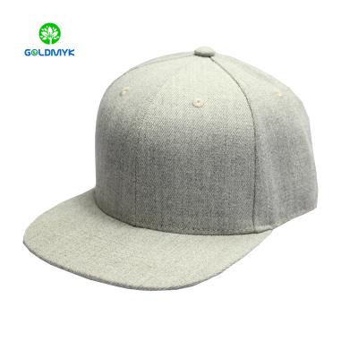 China Common Good Quality Custom 6 Panels Flat Bill Snapback Hat With Your Own LOGO for sale