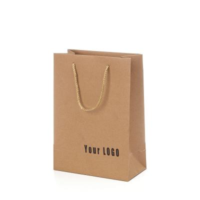 China Low Moq Package Paper Bag Kraft Paper Shopping Bag Handmade Gift Paper Bag Custom Printing Logo With Handle for sale