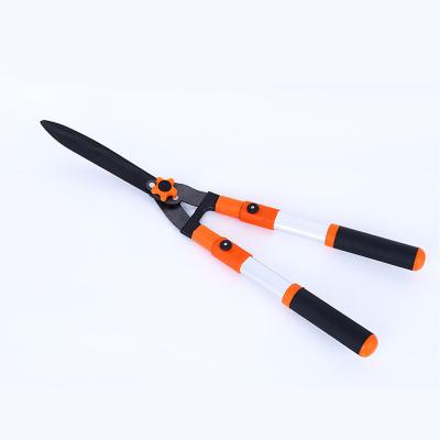 China Lightweight Garden Lawn Hedge Shears Anti-Slip Outdoor Grip Long Handle Edge Trimming Pruners Lawn Scissors for sale