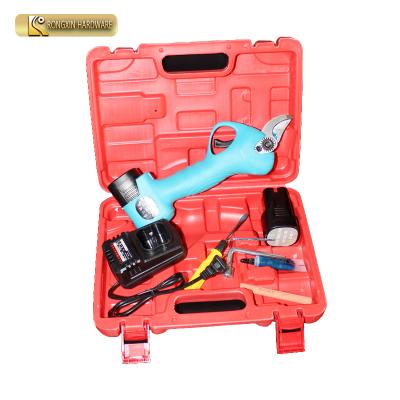 China Anti-skid Handle 16.8V LED Display 25mm Branch Scissors Bonsai Cordless Power Tools for sale