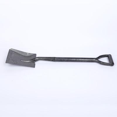 China Camping Durable Farm Plants Cultivating Shovel Black Handle With Long Handle Digging Shovel for sale