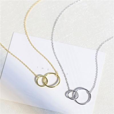 China Latest FASHIONABLE Best Selling Wholesale Gold Chain Necklace 925 Sterling Silver For Women for sale