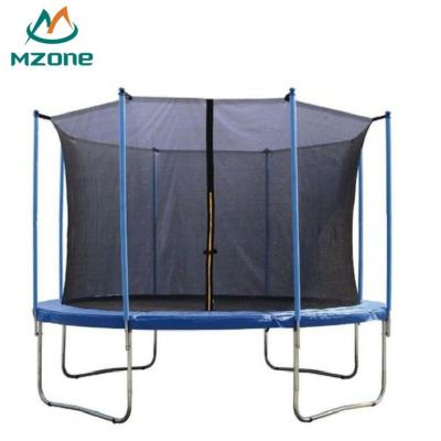 Cina Galvanized Steel+spring+pp Mzone 366cm Kids Garden Spring Folding 12ft Trampoline With Inner Net in vendita