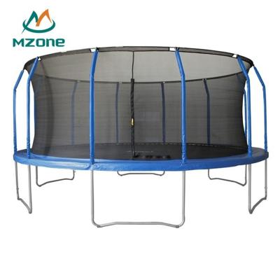 China Galvanized Steel+spring+pp Mzone Large Outdoor Jumping Trampoline 5m With Enclosure Net for sale