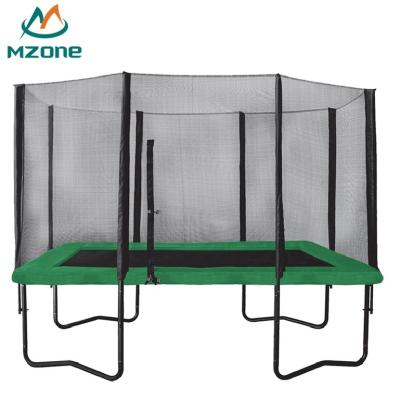 China Mzone 8x12ft Rectangle Trampoline With Safety Net 8'X12ft à venda