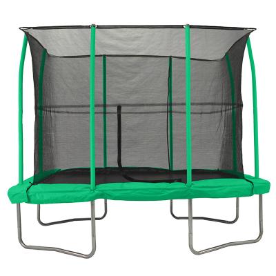 Cina Public Rectangular Trampoline With Enclosure Safety Net in vendita