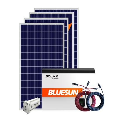 China Home Hybrid Solar Panel System 5KW Solar Hybrid System 5KW Hybrid PV Plant 5000 Watt Solar Power Systems for sale