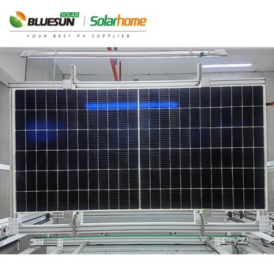 China Bluesun Solar Power System 550W Half Solar Panel Solar Panel 550W 560W 600W Solar Panel Price Solar Panel Cells for sale