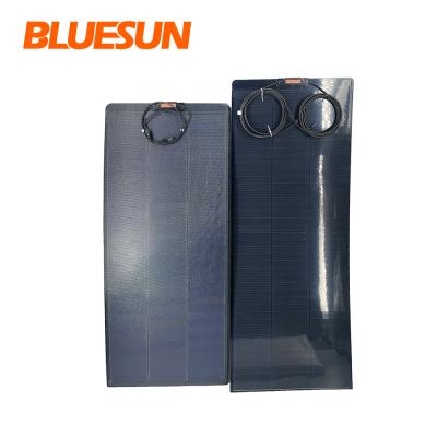 China class a rv use 60w 110w 170w semi flexible solar panel etfe 18v 110 watt flexible solar panel for sale