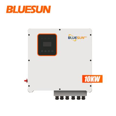 China Bluesun Hybrid Solar Inverter 3 Phase 12KW Inverter 10KW Mppt Solar Hybrid Inverter 550X180X520mm for sale