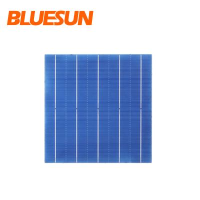 China Bluesun high efficiency solar cell 156 x 156 solar cell 4w 5w poly perc solar cells for sale for sale