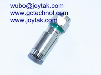 China F Compression Connector F Plug Compression connector For RG59 Coax Cable connector for sale