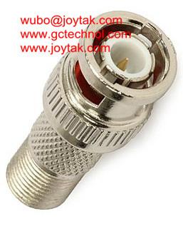 China Varón coaxial del adaptador BNC del adaptador coaxial al tornillo femenino de F en el conector/BNCM.FF.01 del CCTV en venta