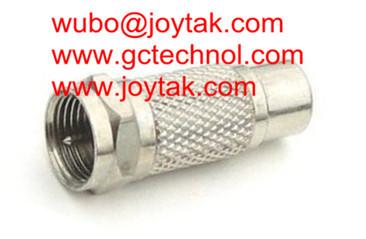 China Hembra coaxial de RCA del adaptador del adaptador coaxial a la antena/RCAF.FM.01 del CCTV del conector macho de F en venta