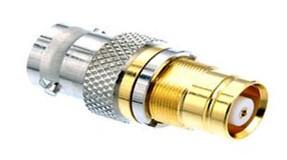 China 1.6/5.6 jack to BNC jack coaxial adapter female to male straight 75ohm for sale