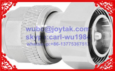 China 4.3-10 male to N male adaptor all brass factory made Tri-alloy plating PIM -160dBc for sale