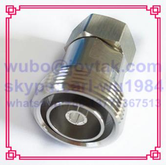 China 4.3-10 connector female clamp type for 1/2 cable all brass Tri-alloy plating PIM -160dBc en venta