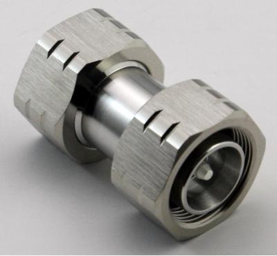 China RF adapter 4.3-10 male(plug) to 4.3-10 male(plug) Jiangsu manufacturer high quality all brass 50ohm for sale