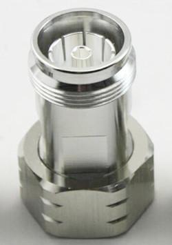 China 4.3-10 adapter 4.3-10 male(plug) to 4.3-10 female(jack) Jiangsu manufacturer high quality all brass 50ohm for sale