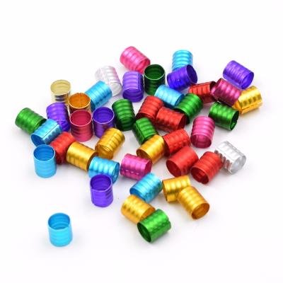 China 1000Pcs Bohemia Hair Braid Dread Dreadlock 8/9mm Bead Adjustable Cuff Clip 7mm Hole Clip Hair Clip DIY Hair Styling for sale