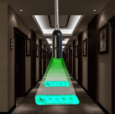 China Hot Sale Home Decoration Logo Projection Light Safety Indoor Warning Signs for sale