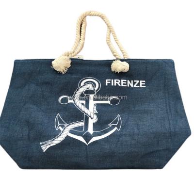 China 2021 New Silk Beach Bag Ladies Cotton Rope Beach Bag Printed Canvas Beach Bag for sale