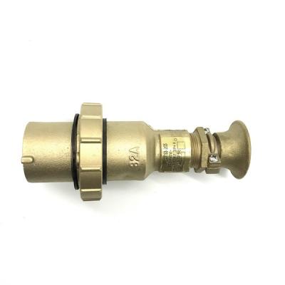 China IP56 MARINE WATERPROOF HIGH CURRENT HIGH VOLTAGE BRASS SOCKET CTS3-2 CTS3-2 for sale