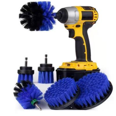 China Nylon Lowes Bitten Roller Wheel Brushes Kit Power Cleaning Electric Scrubber Drill Bit Brush for sale