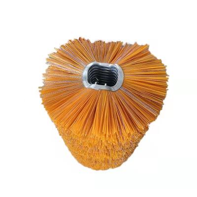 China Other Round Nylon Steel Wire Sweeper Roller Brush Road Snow Brush for sale