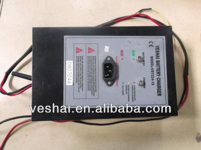 China Charging the truck and forklift battery charger for 24V/15A electric truck for sale