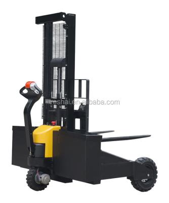 China 1ton 1.6meter stacker forklift, 1000kg battery foklift VH-WS-100/16-RTL rough terrain stacker for sale