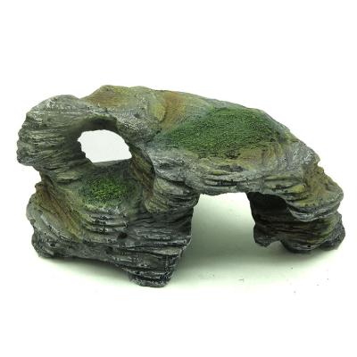 China Reptology Shale Scape Stage Ledge and Cave Viable Decorative Hideout Resin for Aquariums and Mini-Greenhouses Tall for Reptiles Amphibians Fish for sale