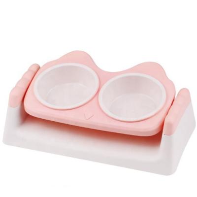 China Cute Cats Pet Feeder for Cats and Dogs Puppy and Kitten Used Beautiful Feeder for sale