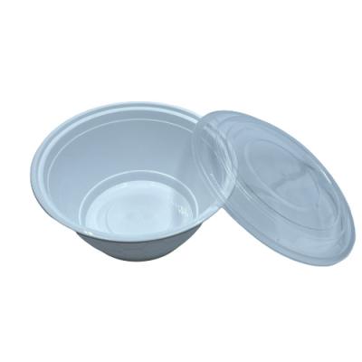 China Food Grade Microwavable PP Take Out Microwave Disposable Food Container With Clear Lid for sale