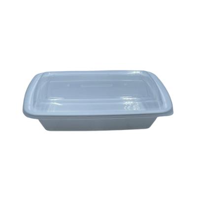 China Hot Selling Microwavable With Lid Plastic Takeout Box Restaurant Microwave Food Takeaway Plastic Box for sale