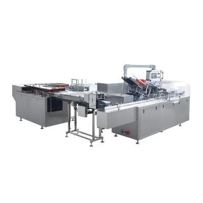 China Automatic Food Mask Box Cartoning Machine Production Line for sale