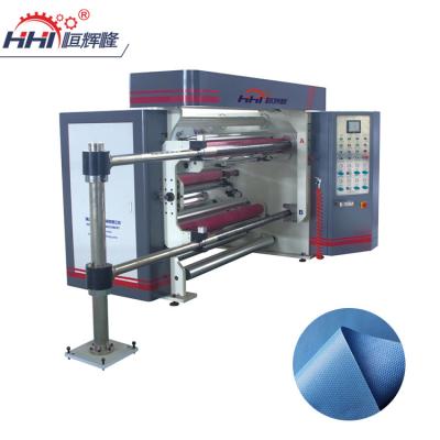 China HHL Horizontal And Vertical Commodity Automatic Slitting Rewinding Machine For Non Woven for sale